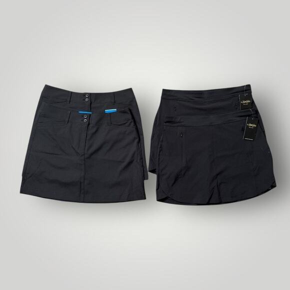 Liquid Pants - Liquid Yacht Wear Gold Label & Boot Bum Skirts Lot of 4 Size 10 NWT Uniform